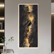 Boxed Extra-Large Modern LED Wall Art with Backlit Light Home Decor — USB Powered (LOC: SR7.2.4-