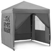 Boxed Pop Up Gazebo 2m x 2m - Garden Marquee Shelter Canopy with Sides (LOC: RS2.5-QA8574 - 1LP)