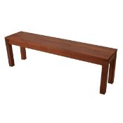Boxed Solid Wood Eucalyptus Outdoor Bench. (LOC: SR6.5.1-QA8618 - 1LP)