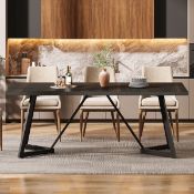 Boxed Rectangular 180Cm L x 80Cm W Dining Table (LOC: SR6.5.4-QA8674 - 1LP)