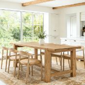 Boxed Blue Elephant Solid Wood Dining Table. RRP £329.99 (LOC: SR6.5.1-QA8620 - 1LP)