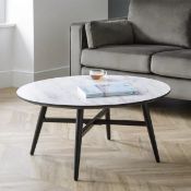 Boxed Chanal Cross Legs Coffee Table (LOC: SR6.5.4-QA8681 - 1LP)