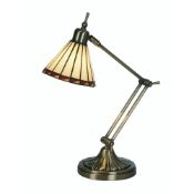 Boxed Brentford Glass Desk Lamp (LOC: SR6.5.4-QA8679 - 1LP)