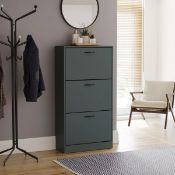 Boxed Drawer Flip Down Shoe Storage Free Standing Cabinet For Hallway (LOC: SR6.5.3-QA8659 - 1LP)