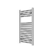 Flomasta 800mm x 400mm 675BTU Chrome Flat Towel Radiator (LOC: SR3(5.1)-PP2414 - 1LP)
