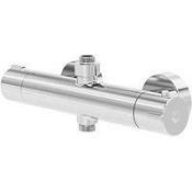 Swirl Exposed Shower Mixer Fixed Chrome (LOC: SR3(5.1)-PP2420 - SP)