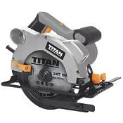 Titan TTB874CSW 1200W 165mm Electric Circular Saw 240V (LOC: SR3(1.1)-PP2973 - 1P)