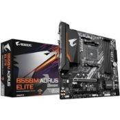 Gigabyte B550M AORUS ELITE AMD Ryzen B550 Micro ATX DDR4 Motherboard - Socket AM4 (LOC: B3Cage.2-
