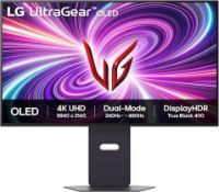 LG UltraGear OLED Gaming Monitor 32GS95UV-W, 32 inch UHD, Dual mode 4K: 240Hz / FHD: 480Hz. RRP £