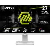 MSI MAG 274QRFW 27 Inch WQHD Gaming Monitor - 2560 x 1440 Rapid IPS Panel, 180 Hz (LOC: SR6.6.11-