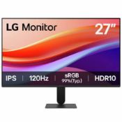 LG 27U411A-BG 27 Inch 120Hz FHD IPS Monitor (LOC: SR6.6.11-QA8959 - 1P)