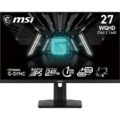 MSI G274QPX 27 Inch WQHD Gaming Monitor - 2560 x 1440 Rapid IPS Panel, 240 Hz / 1ms (LOC: SR6.6.6-