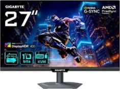 Gigabyte M27UP 27” 4K UHD Gaming Monitor - Dual Mode (4K 160Hz or FHD 320Hz. RRP £525.00. (LOC: