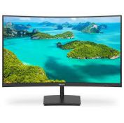Philips 241E1SC - 24 Inch FHD Curved Monitor, 75Hz, VA, 4ms, AMD FreeSync (LOC: SR6.6.4-QA8886 -