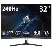 Z-EDGE UG32P 32" 240Hz Curved Gaming Monitor (LOC: SR6.6.8-QA8936 - 1P)
