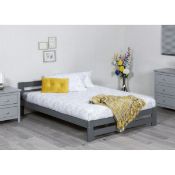 Boxed Hashtag Home Nikolas Solid Wood Bed (LOC: SR6.8.6-QA9182 - MP)