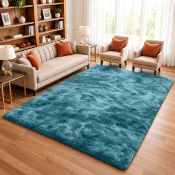 Boxed Machine Tufted High Pile Shag Area Rug(Ultra Soft & Fluffy) Rectangle 200x290cm (LOC: SR6.7.