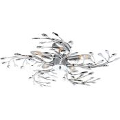 Boxed Bravo Glass Flush Mount (LOC: SR6.7.1-QA9209 - 1LP)