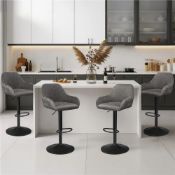 Boxed Rotatable and Height-adjustable Bar Stool (Set of 2) (LOC: SR6.8.2-QA9153 - 1LP)