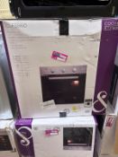 Cooke & Lewis CLFSB60 Built-in Single Fan Electric Oven - Black RRP £239.99 (LOC: SR4L-PP3229 - QP)
