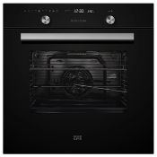 Cooke & Lewis CLPYBLa Built-in Single Multi-function Electric Oven - Black RRP £309.99 (LOC: SR4R-