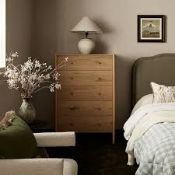 Boxed Linden 5-Drawer Chest, Natural RRP £309.99. Designed with understated simplicity, our Linden