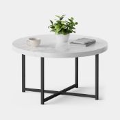 Boxed Mosley Faux Marble Coffee Table (LOC: SR5(1.10)-PP3360 - MP)