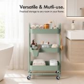 Boxed Green Storage Trolley on Wheels (LOC: SR5(1.9)-PP3399 - 1LP)