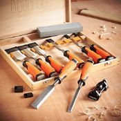 Boxed Wood Chisel Set - 10 Piece Set (LOC: SR5(1.9)-PP3393 - 1P)