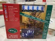 12 X BRAND NEW KONSTSMIDE 40 LED BRIGHT CHRISTMAS LIGHT SETS (LOC: 18.7-AA9542 - 2P)