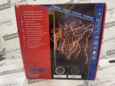 12 X BRAND NEW KONSTSMIDE 240 LED OUTDOOR ILLUMINATED DECORATION (LOC: 42.8-AA9640 - 2P)