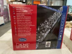 12 X BRAND NEW KONSTSMIDE 760 LED CHRISTMAS LIGHT SETS WITH MULTIFUNCTION (LOC: 21.8-AA9418 - 2P)