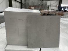 PALLET TO CONTAIN 80 X BRAND NEW PACKS OF VICTORIA CARPETS LUXURY VINYL TILE FLOORING CLOUD 50695.