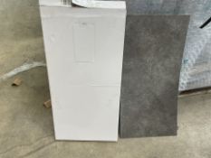 PALLET TO CONTAIN 84 X BRAND NEW PACKS OF VICTORIA CARPETS LUXURY VINYL TILE FLOORING AZURE GREY