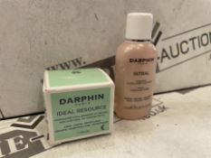 10 X BRAND NEW DARPHIN PARIS 2 PIECE GIFT SETS INCLUDING IDEAL RESOURCE 7 CAPSULES AND INTRAL 25ML