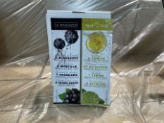 192 X FACE FOOD 2 X 6ML FACE PACK INCLUDING BLACKCURRANT AND BLUEBERRY PEEL OFF MASK AND LIME AND