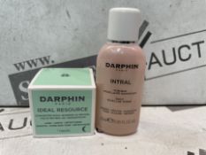 10 X BRAND NEW DARPHIN PARIS 2 PIECE GIFT SETS INCLUDING IDEAL RESOURCE 7 CAPSULES AND INTRAL 25ML