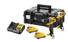 DeWalt DCK2110L2T-GB 12V XR Brushless Compact Twin Pack 2 x 3.0Ah RRP £275. • Impact driver can