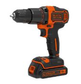 Black & Decker 18V Combi Drill 1 x 1.5Ah RRP £49. • Hammer action for drilling into masonry and