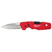 Boxed Milwaukee Fastback Flip Smooth Knife 5 in 1 RRP £29, The folding knife includes a fold-out 1/