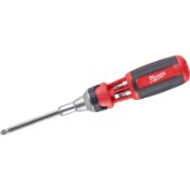 Boxed Milwaukee 9 in 1 Ratcheting Screwdriver RRP £29, Nine high-performance screwdrivers in one