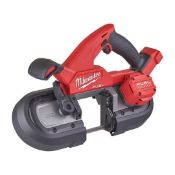 Boxed Milwaukee M18FBS85-0 18V FUEL Brushless 85mm Compact Bandsaw RRP £239, Body Only, Milwaukee