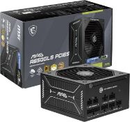 MSI MAG A650GLS PCIE5, Fully Modular Compact Gaming 650W Power Supply, 80+ Gold, ATX 3.1 & PCIe 5.