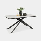 Boxed Atherton 160cm White Marble Effect Dining Table *table top only* (LOC: SR5.3.1-UA441 - HP)