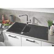 Grohe K500 1.5 Bowl Granite Composite Sink Black Reversible 1000mm x 500mm (LOC: SR3(1.8)-UB5286 -