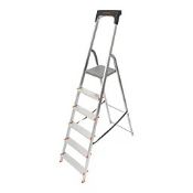 Magnusson Aluminium 1.9m 6 Step Swingback A Frame Step Ladder (LOC: SR3.4F-UB5477 - MP)