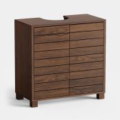 Boxed Chester Under Sink Storage Cabinet – Dark Wood (LOC: SR5,2.9-RR5465 - 1LP)