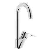 Boxed VitrA Solid S Chrome effect Basin Mixer Tap with Swivel spout RRP £139.99 (LOC: SR3(1.6)-