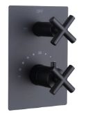 BRANND NEW VURTU Noir Concealed Thermostatic 2 Way Diverter Valve, 310(H) x 252(W), High/ Low