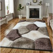 Abiola Rectangle Geometric Shag 160x230cm (LOC: SR6.4.5-UB12 - MP)